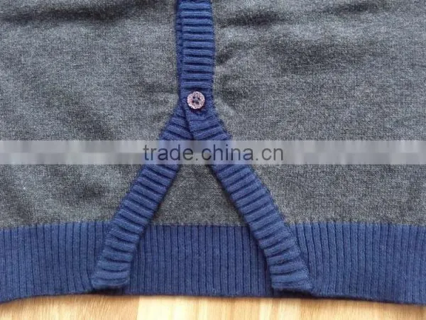 Boys Cardigan Autumn V-neck Vest Basic Geometric Diamond Patchwork Childrens Clothing Kids Jackets Sweaters for Kid Pull Garcon photo-3