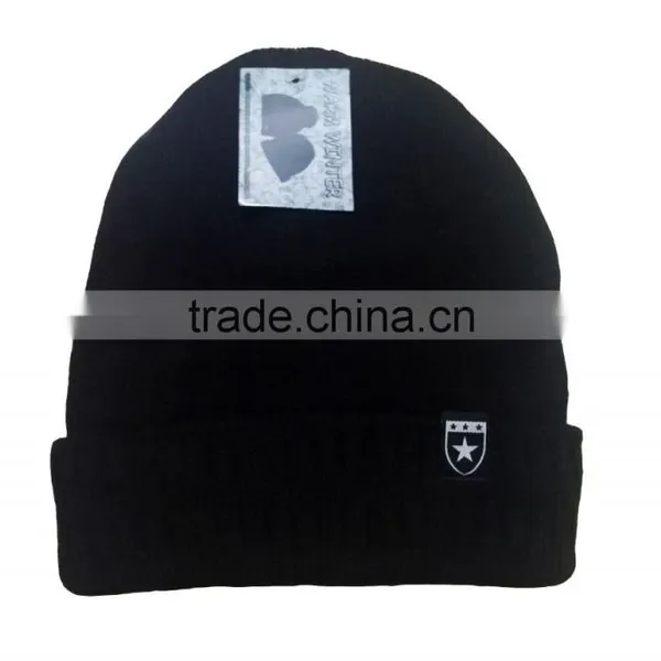 Knitted High Quality Sports Beanie Hat Polar Fleece Cheap Beanie Hats photo-5