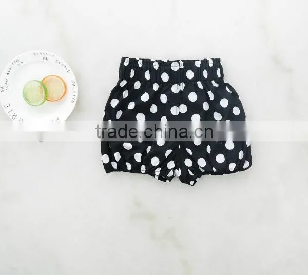 Wholesale Children's Boutique Clothing Stripes Polka Dots Pattern Baby Shorts photo-4