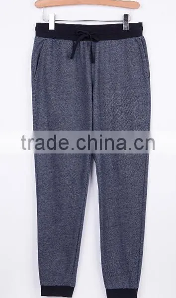 Customized Skinny Sports Pants Pop Style CVC60/40 Cotton Wholesale Cheap Plain Blank Pants photo-4
