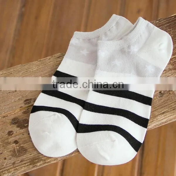 Zm33554a Fashion Simple Cheap Women Cotton Boat Socks for Wholesale photo-2
