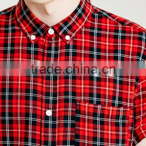 Mens Long Line Scotland Plaid Shirt 100 Cotton Shirt photo-2