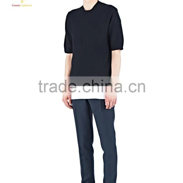 Round Neck Winter Sweater Mens Cashmere Sweater photo-2