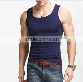 Cheap Promotional Custom Design Bodybuilding Mens Tank Top Man Vest photo-6