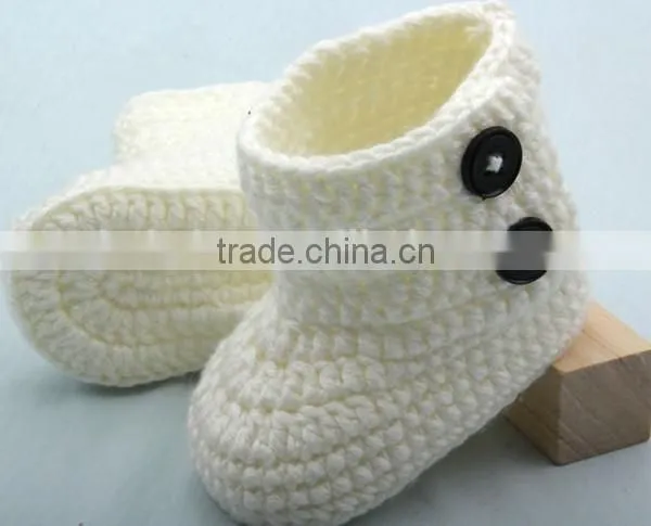 Wholesale New Fashion Girl Crochet Baby Booties photo-3