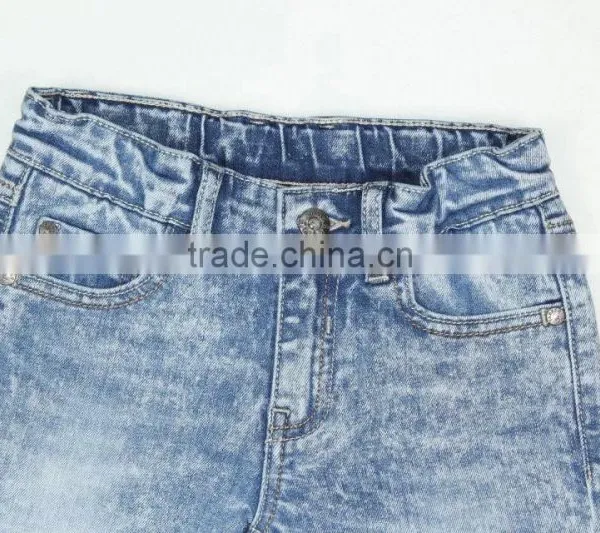 OEM/Wholesale HIGH-END100% Cotton In-style Kids Jeans photo-3