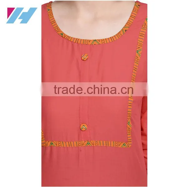 Fashion Indian Apparel Wholesale Fancy Cotton Kurti photo-3
