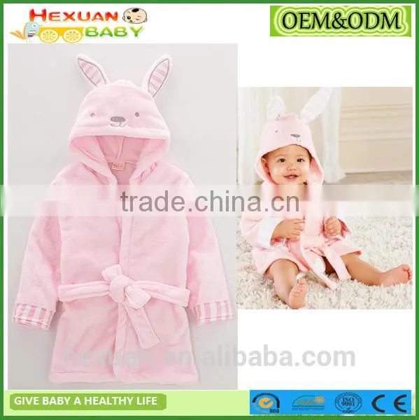 Baby Girls and Boys bathrobe fleece robes for kids