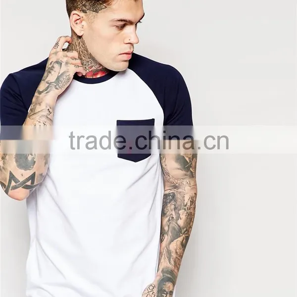 Guangzhou Shandao Summer Casual 160g 100% Cotton O-Neck Short Sleeve With Pocket T Shirts Manufacturers China photo-2