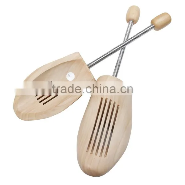Shoe Tree Type and Wood Material Shoe Stretcher With Bendable Spring photo-4