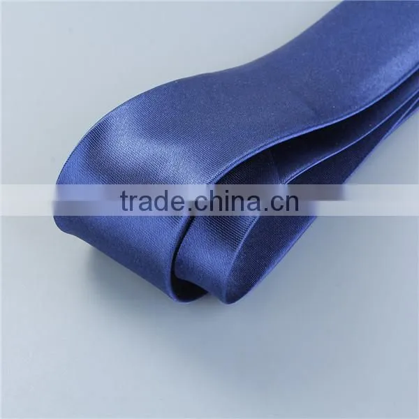 Polyester Necktie Deep Blue Custom Polyester Necktie photo-2