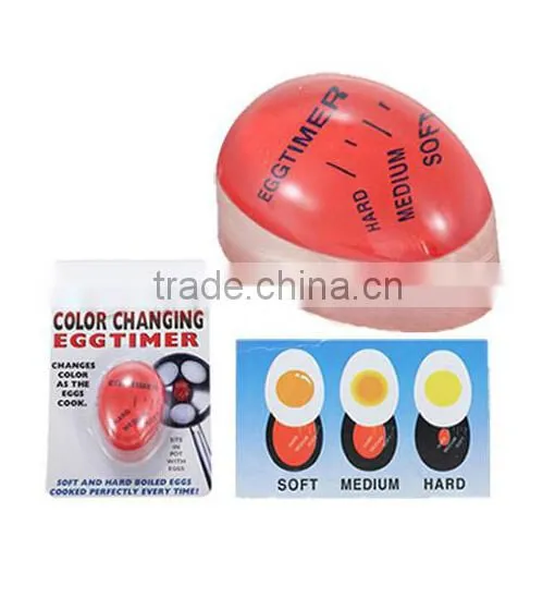 Brand New Wholesale Price Color Changing Eggtimer Clock Perfect Boiled for Eggs Kitchen Cook Tool Factory Sale