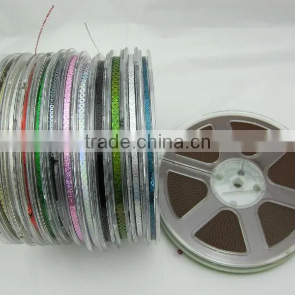 Sequins String in Roll CD Sequin Roll Embroidery Sequins Roll photo-2