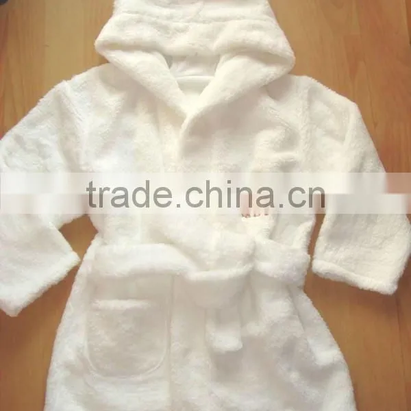Wholesale 100% Cotton Soft Skin Protection Kid Bathrobe photo-3