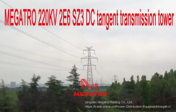 MEGATRO 220KV 2E6 SZ3 DC Tangent Transmission Tower