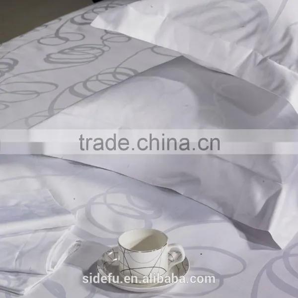 5-Star Hotel Satin Bed Sheet Bedding Set 100% Cotton photo-5