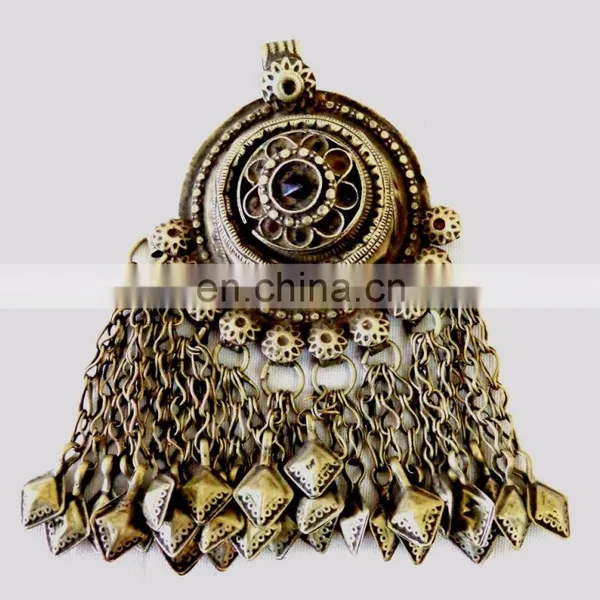 Tribal Handmade Pendant-Vintage Afghani Pendant Set photo-2