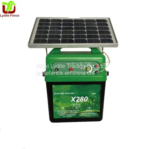 Farmer's Helper 12 Volts Use With 20W Solar Panel Fence Energizer For Solar System