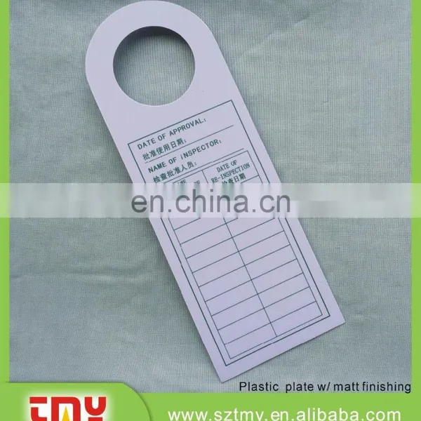Soft PVC Door Hanger, Door Warning Signs photo-6
