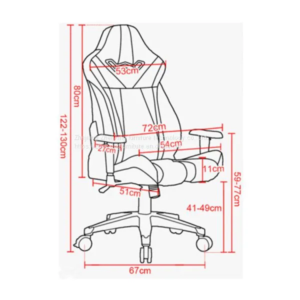 ZX-2280Z Leather Office Furniture PC Gaming Technological Racing Chair photo-3