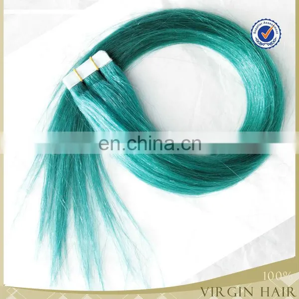 New Products Virgin Brazilian Two Tone Hair Color Blue Hair Weave Color photo-3