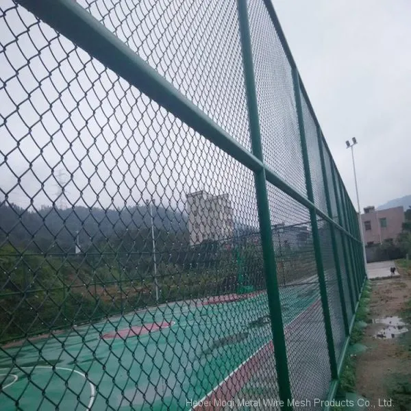 PVC Coated Galvanized Chain Link Wire Mesh Used Chain Link Fence photo-5
