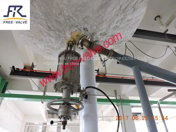 Bevel Gear Operated WCB Flat Bottom Valve in Chemical Industry photo-3