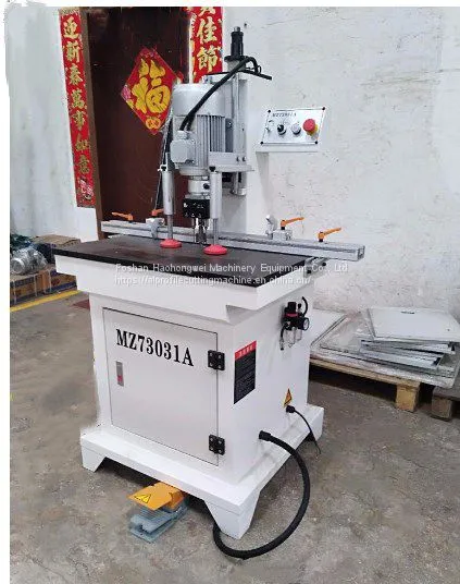 1.1KW Cabinet Door Hinge Boring Machine With 6 Kg/Cm2 Working Pressure