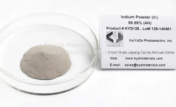 Indium In 99.999% - 99.9999%KYD photo-4