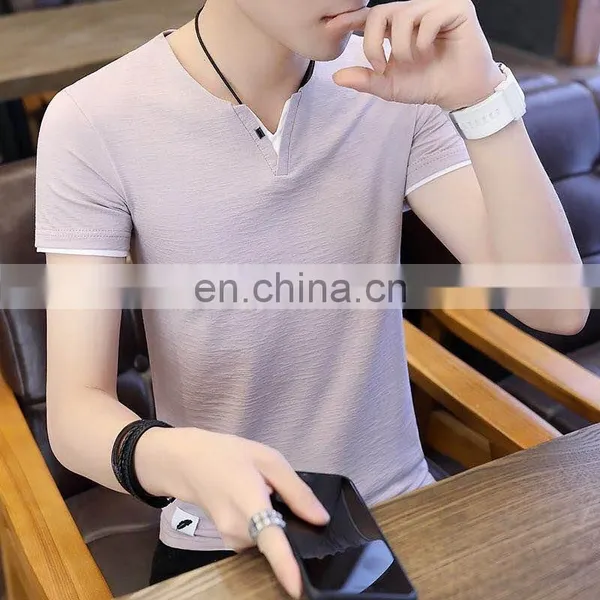 New Brand Bamboo Cotton t Shirt for Young Men photo-4