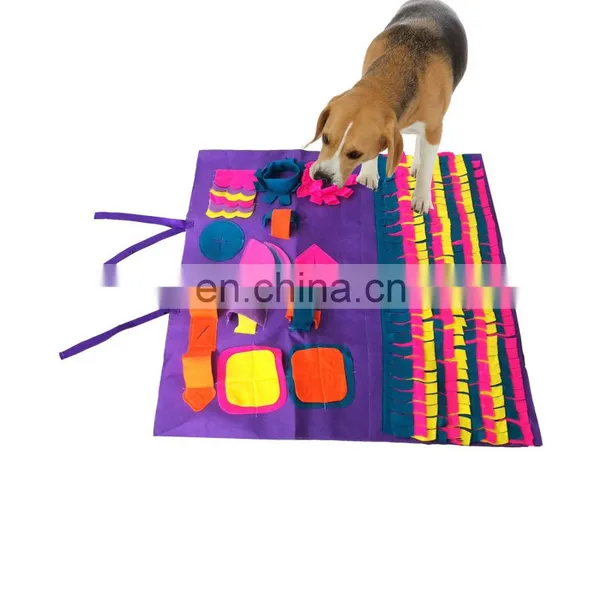 Dog Feeding Mat Dog Snuffle Mat Dog Training Pad Pet Nose Work Blanket Non Slip Pet Activity Mat for Foraging Skill photo-4