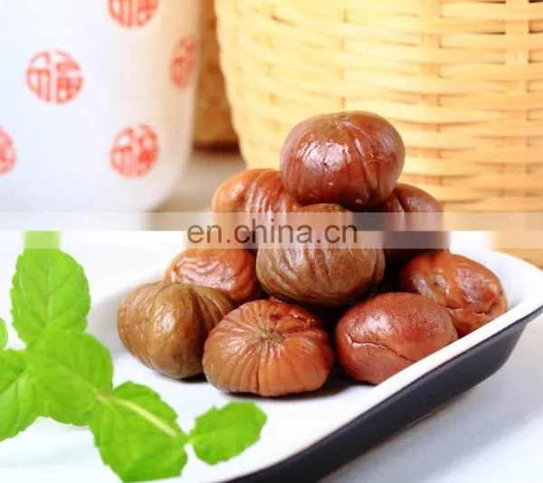 China Factory Supply Food Organic Peeled Roasted Chestnuts photo-6