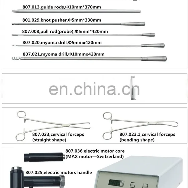 Medical Electric Hysterectomy Morcellator Uterus Resect Equipment photo-5