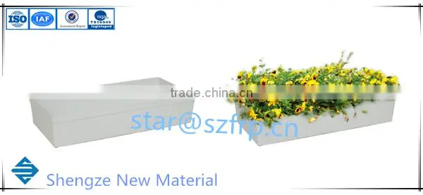 Fiberglass Flowerpot/GRP Flower Vase/FRP Box Price photo-3
