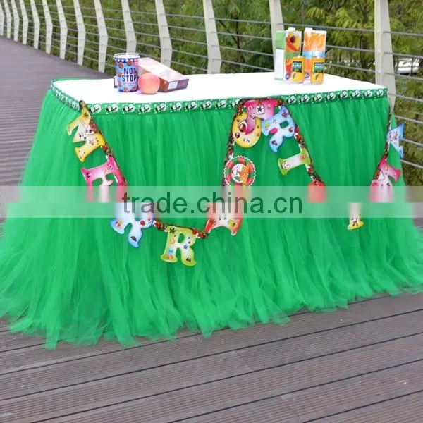 Wedding Party Birthday Supply Dessert Station Gauze Decoration Green SD103 photo-4