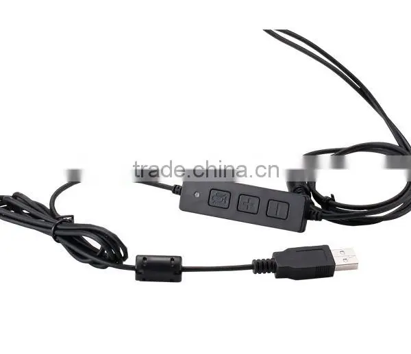 Headset Usb Call Centre Binaural Headset for Gaming Headset photo-3