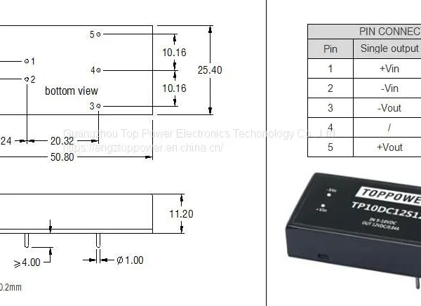 10W Isolated DC/DC Converters 9-36Vin POWER SUPPLY photo-2