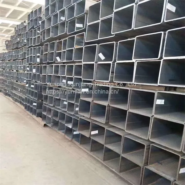 Yunnan Q235 Square Tube Wholesale Hot Dip Galvanized Square Tube 40 * 80 * 3 Square Tube Kunming Sales Square Tube photo-3