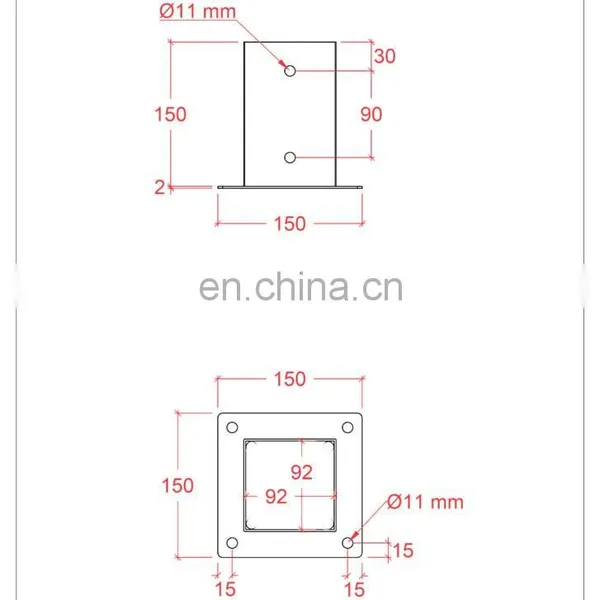 OEM ODM Sheet Metal Fabrication Customize Pergola Corner Bracket Black Painted Welding Parts photo-4