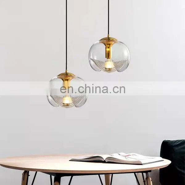 Medieval Bauhaus Glass Chandelier Nordic Designer Restaurant Decor Hanging Lamp Modern Minimalist LED Pendant Light photo-4