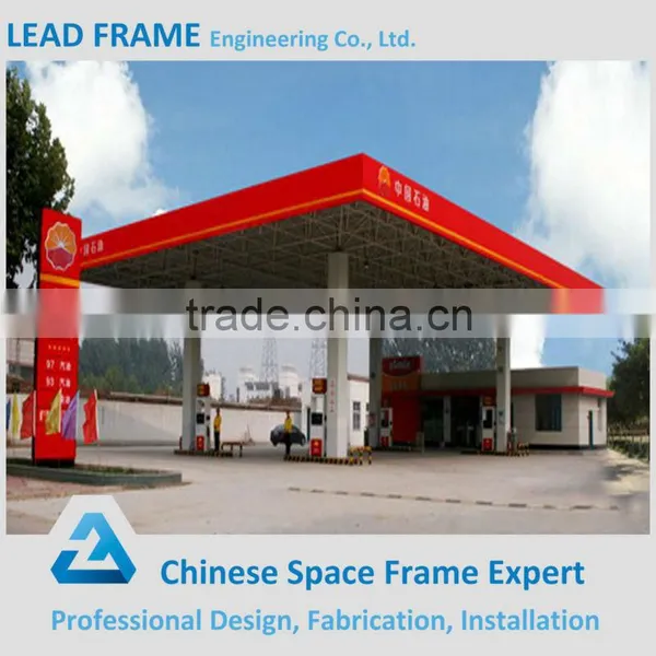 Galvanized Light Steel Space Frame Service Station photo-3