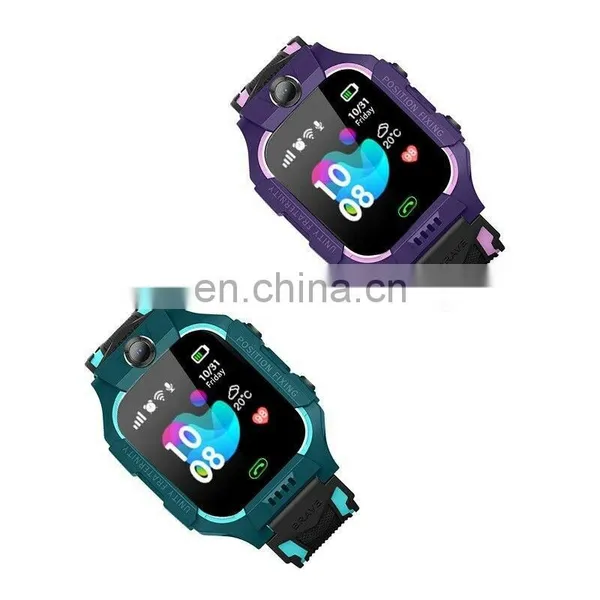 New Launched 6th Generation Q19 Kids Children Smart Watch Z6 Support LBS Positioning Two-way Call Smart Watch for Kids Safety