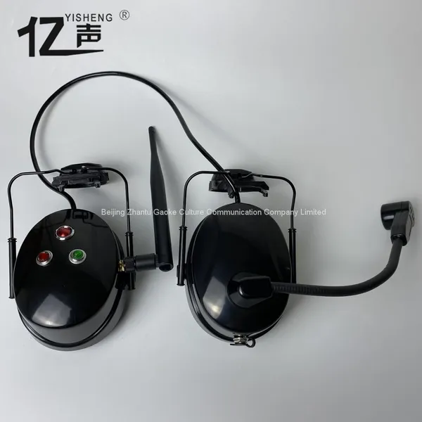 Hands-free Two-way Voice CommunicationsFull Duplex Wireless Noise Reduction Intercom Headset“YISHENG” YS-QSG-9PS Series Accessory Safety Fast Helmet photo-2