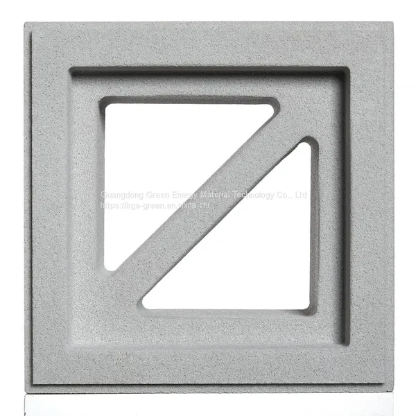 Golden Green Energy Supplies Foamed Ceramic Hollow Concrete Masonry Unit Foamed Ceramic Component Lightweight Porous Art Modeling Partition Hollow photo-2