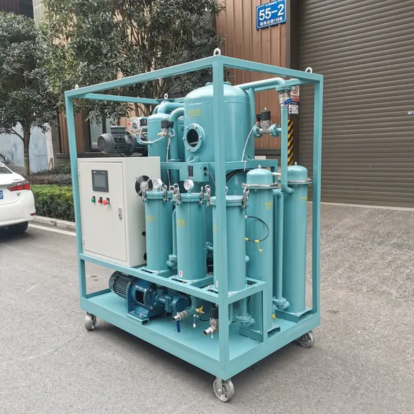 3000lph Portable Transformer Oil Filter Plant Dielectric Oil Filtration Equipment With Oil Tester photo-3