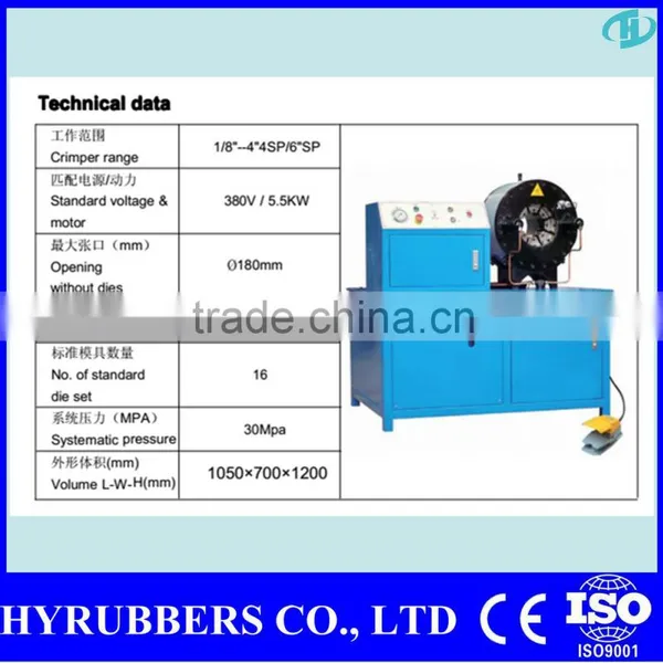 6-51mm Steel Wire Hose Crimp Tool Hose Crimping Machine photo-3