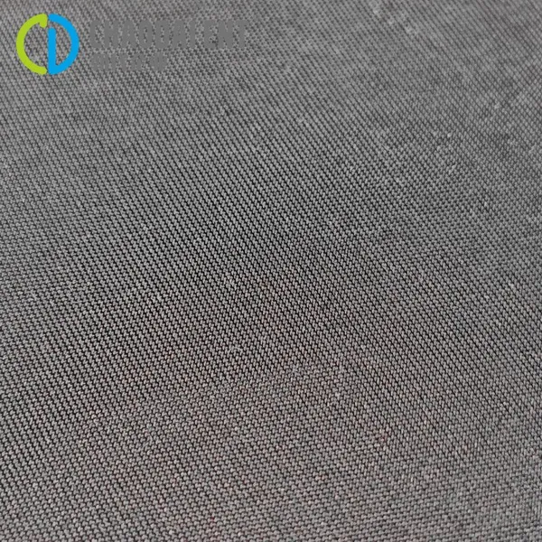Twill GRS 70D*200D Woven PU Coated 120gsm 100% Recycled Nylon Fabric for Jackets Bags and Handbags photo-2