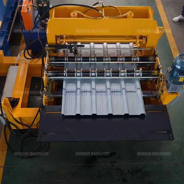 High Speed Roof Curving Sheet Arch Steel Building Cold Roll Forming Machine for Sale photo-5