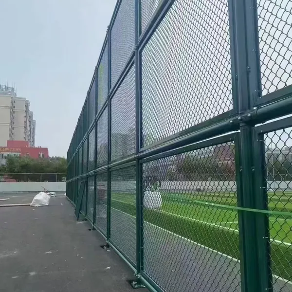 Powder-Coated Basketball Court Fencing With Weatherproof Finish for Long-Term Outdoor Application