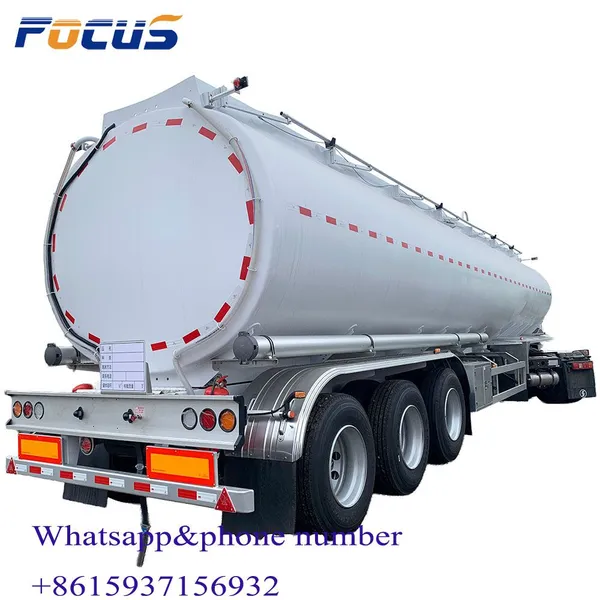 2-Axle 3-Axle 36000 Liter 38000 Liter Carbon Steel Fuel Tank Trailer Export to UAE, Saudi Arabic , Oman photo-2